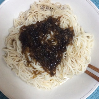 ぽん酢で食べる♪もずく冷やしそうめん